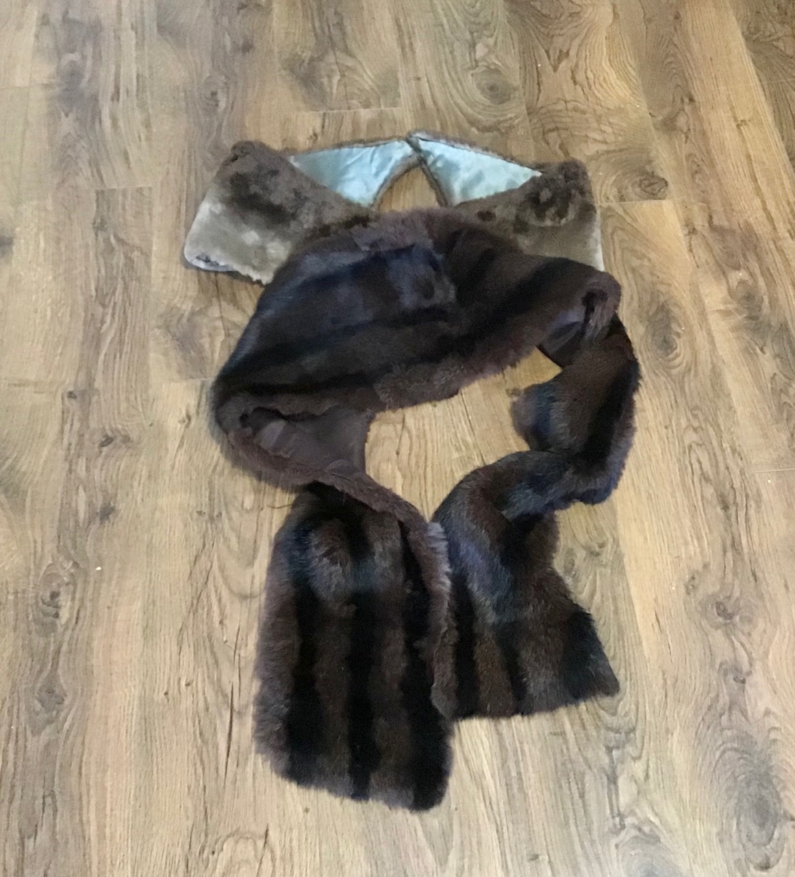 TWO VINTAGE FAUX FUR SHOULDER WRAPS - Second Chance