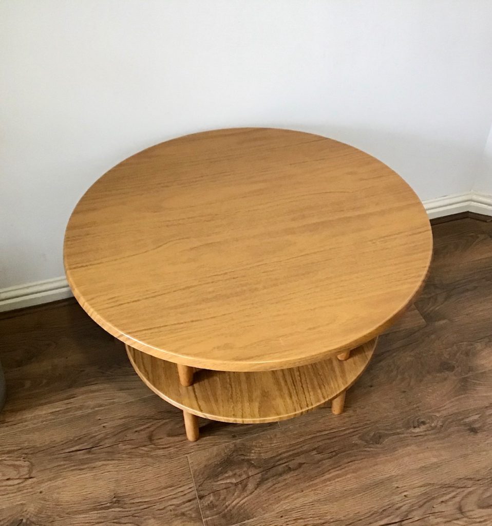 Retro 2 Tier Coffee Table 1960’s Formwood Melamine Made in England