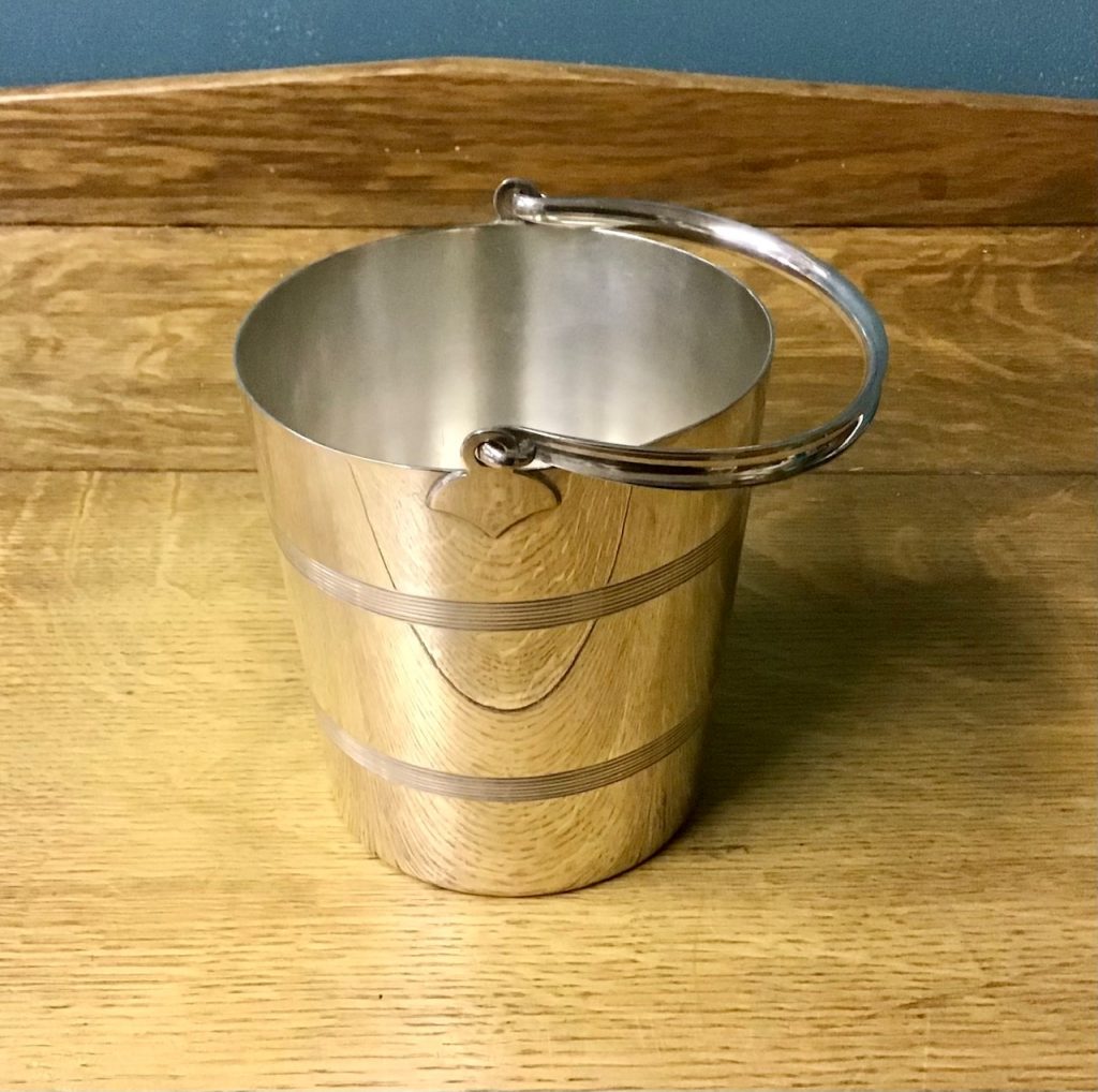 SMALL SILVERPLATED ICE BUCKET Second Chance